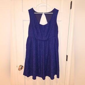 Torrid Formal Dress in Royal Blue
